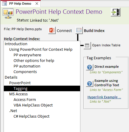 Access Demo Form